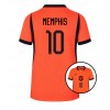 Nederland Memphis Depay #10 Hjemmedrakt Kvinner VM 2026 Kortermet